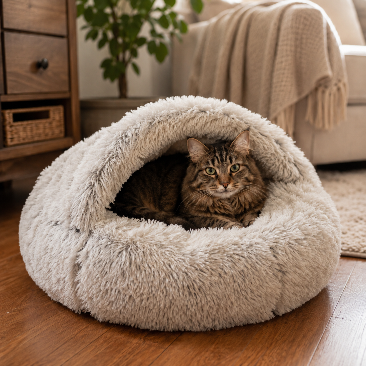 cozy cocoon - cat bed