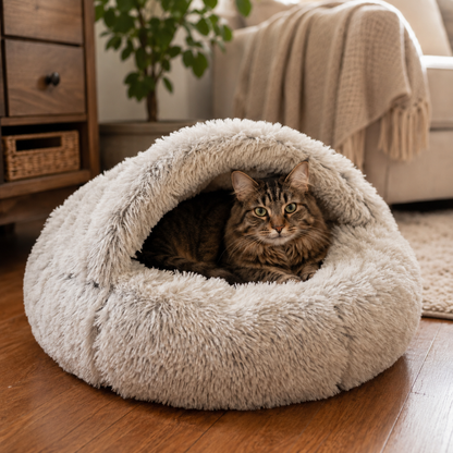cozy cocoon - cat bed