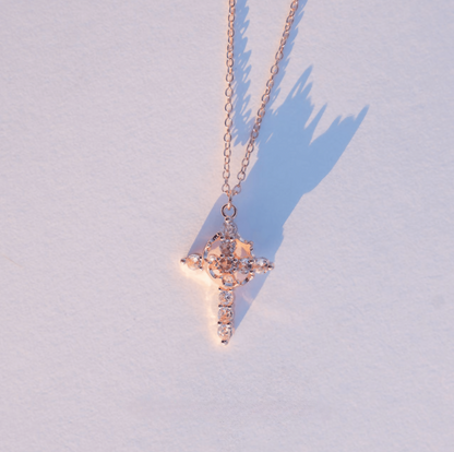 Crown Cross Faith Necklace