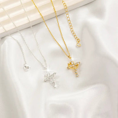 Crown Cross Faith Necklace